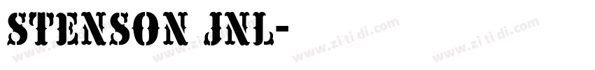 Stenson JNL字体转换